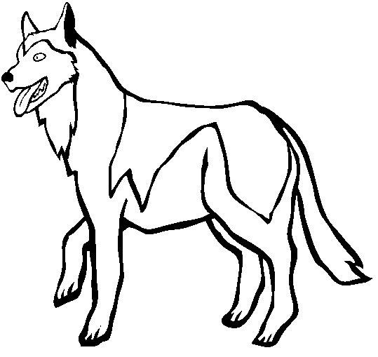 Coloriage Patte De Chien