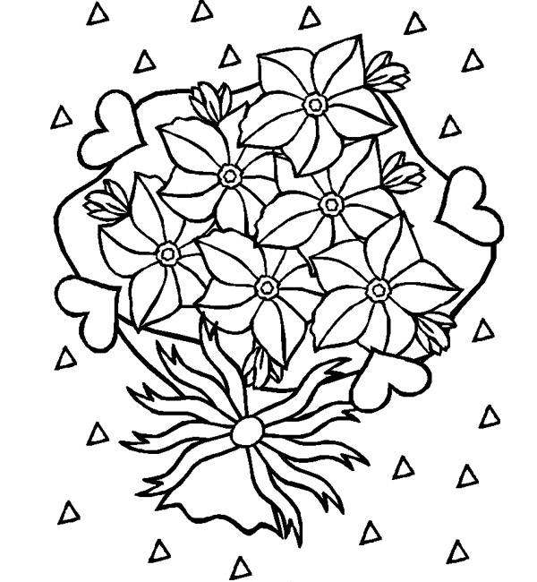 Coloriage Fleur Fete Des Meres