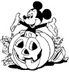coloriage enfant Halloween et Disney